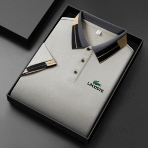Outlet Leono - Polo avec finitions contrastantes